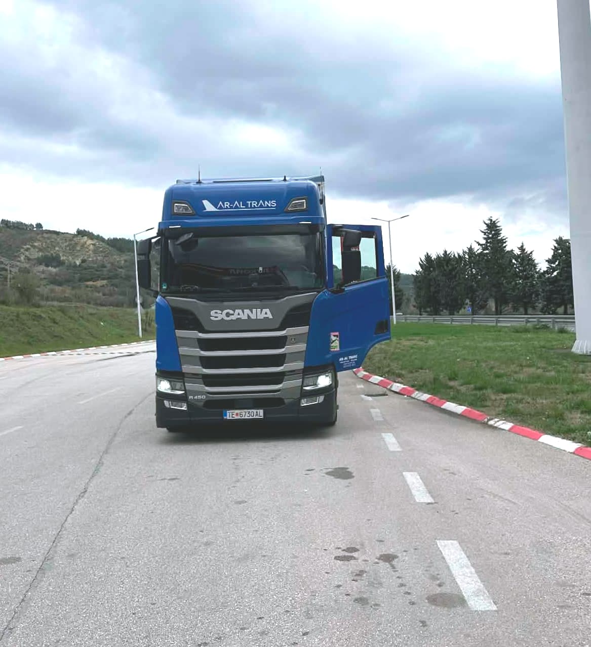 Kamion AR-AL Trans në rrugë europiane